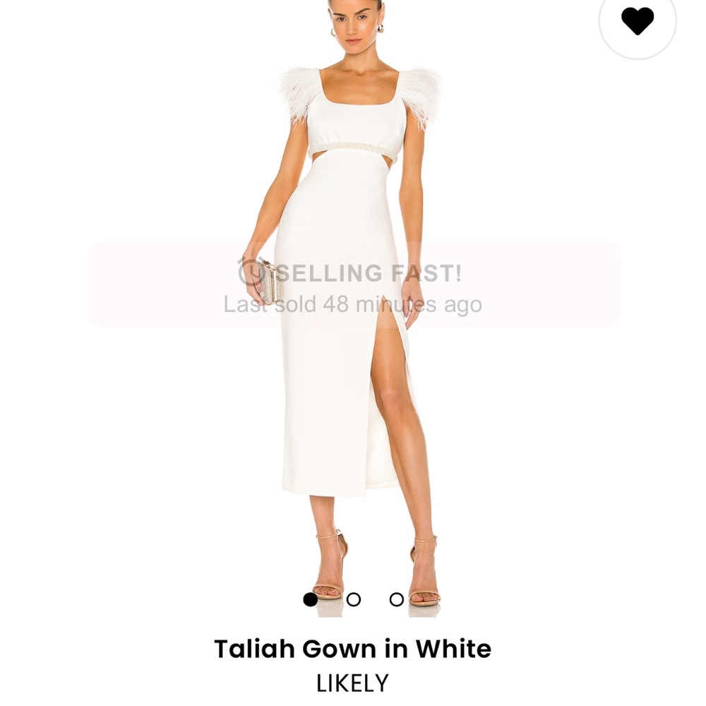 A white showstopper dress!